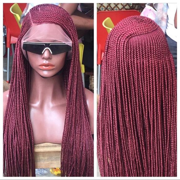Gozie full lace wig-burgundy